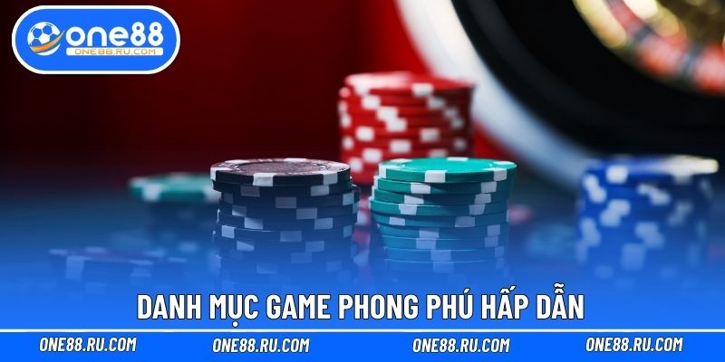 Danh mục game phong phú hấp dẫn