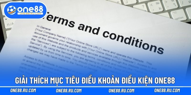 Giải thích mục tiêu điều khoản điều kiện ONE88